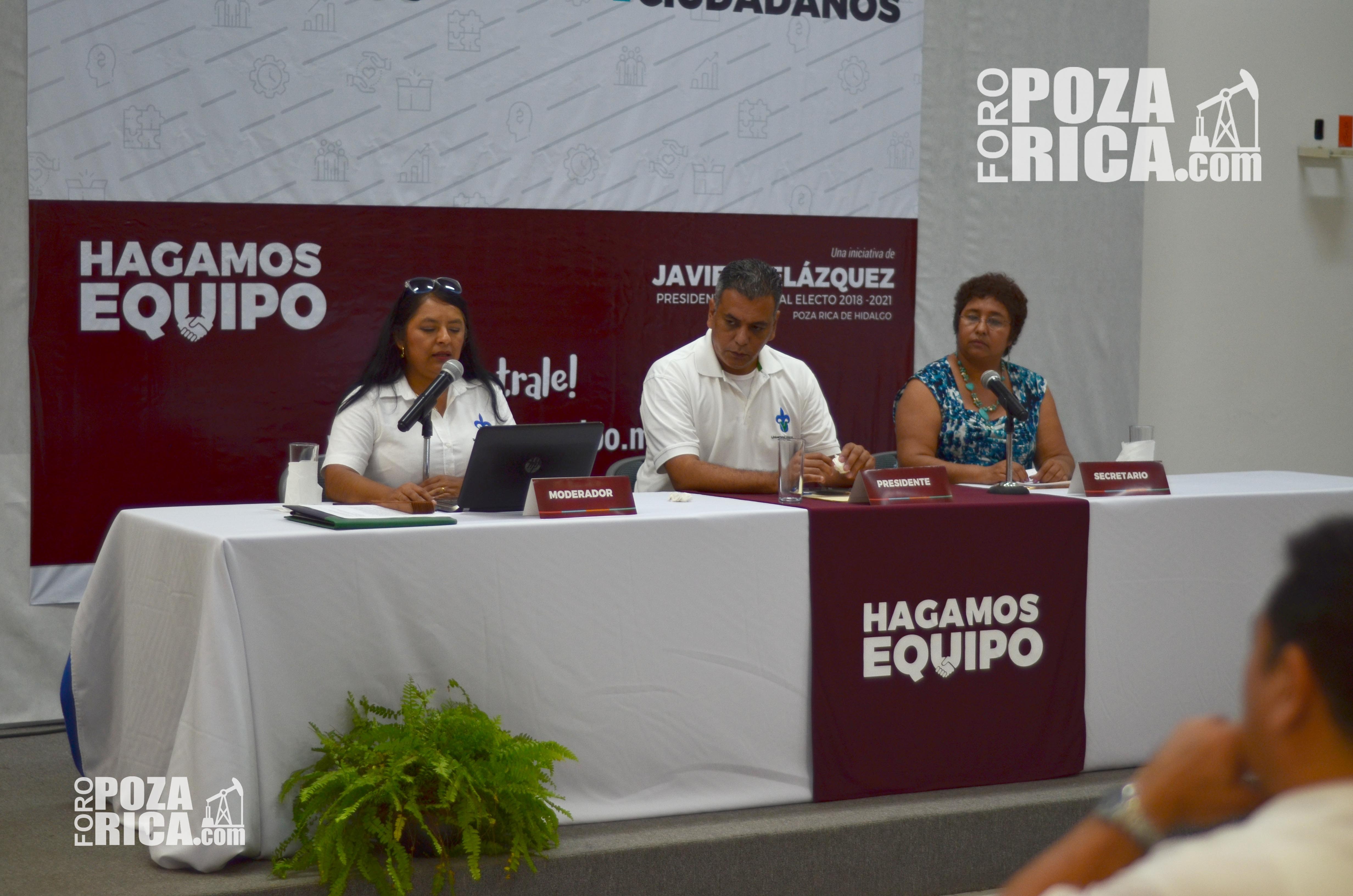 Inicia serie de Foros Ciudadanos de la plataforma Hagamos Equipo