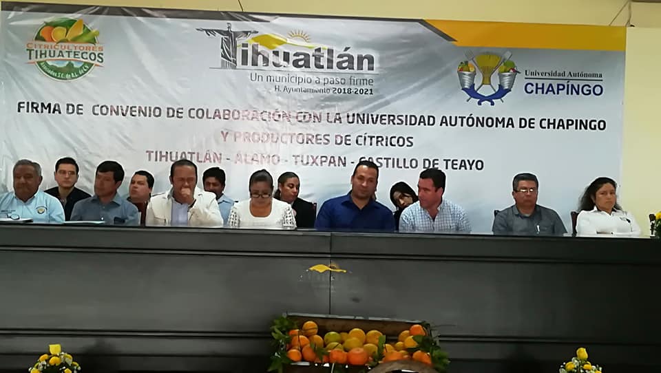 Firma la Universidad Autónoma de Chapingo colaboración con Citricultores del Norte de Veracruz