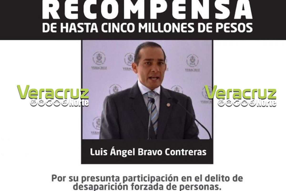 Recompensa de hasta 5 millones de pesos por la captura del ex fiscal Luis Ángel Bravo: Gobernador del Estado