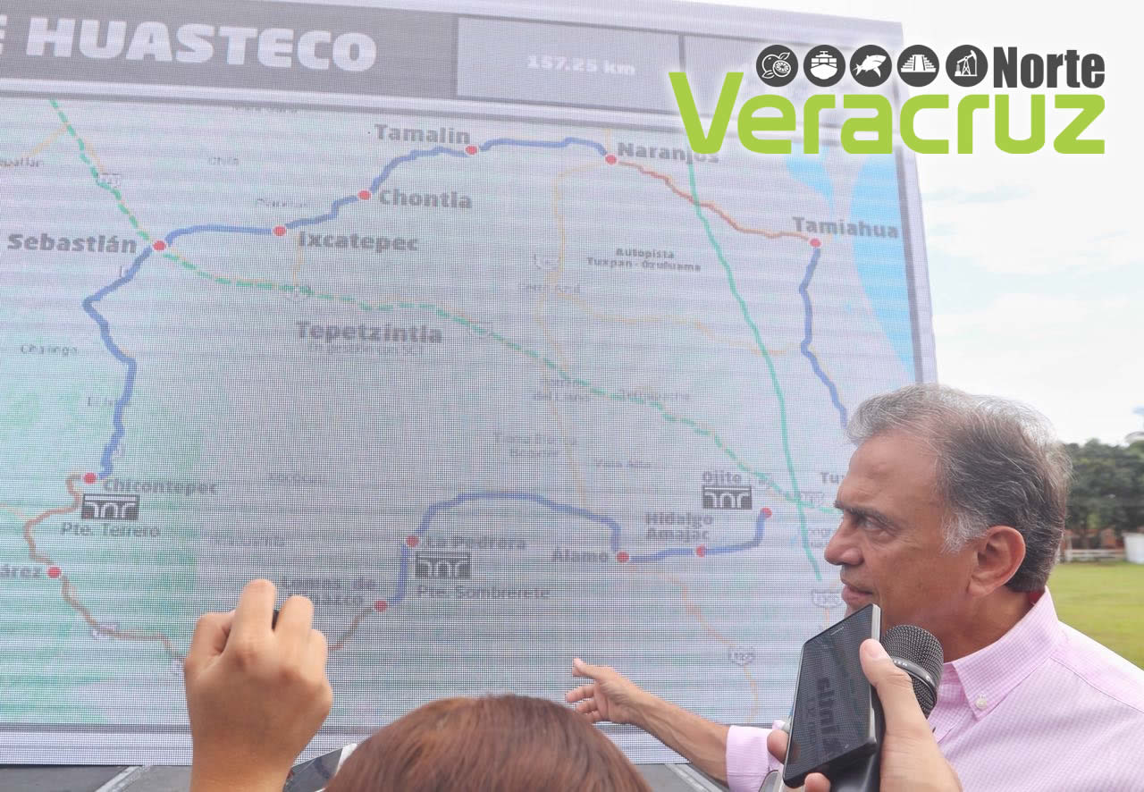 Estatal: Supervisa Gobernador Yunes el conjunto de obras de infraestructura denominado “Circuito Huasteco”