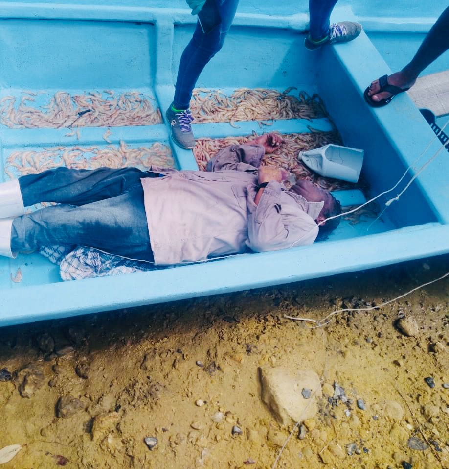 Muere de Infarto pescando en la Laguna de Tamiahua