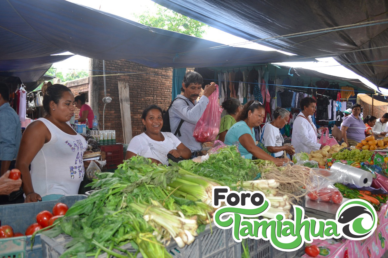 Tianguistas de Tamiahua con bajas ventas