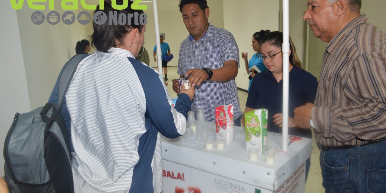 ISSSTE-VERACRUZ Y LICONSA PROMUEVE BENEFICIOS DEL CONSUMO DE LECHE ENTRE DERECHOHABIENTES