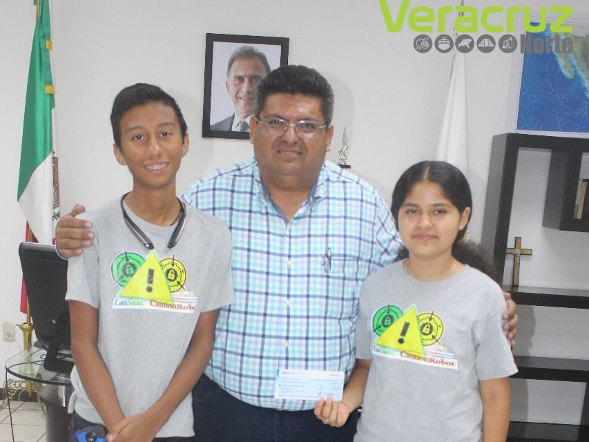 Niños reciben apoyo del gobierno municipal para participar en competencia internacional de robótica en Colombia