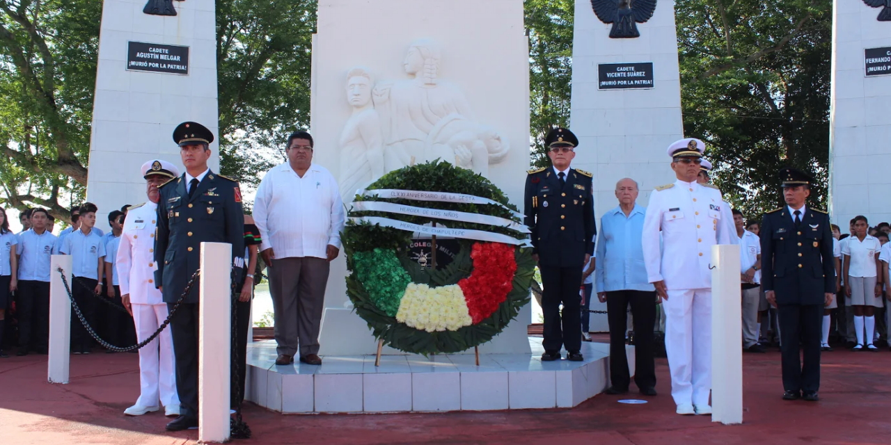 Acto solemne conmemorativo al CLXXI Aniversario de la Gesta Heroica de los Niños Héroes de Chapultepec