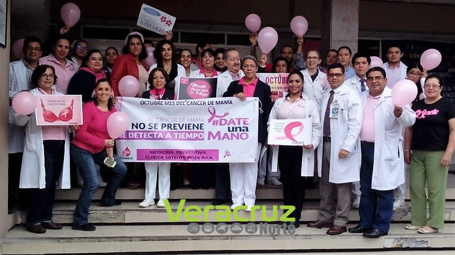 La Clínica Satélite de Pemex, a favor de prevenir el cáncer de mama