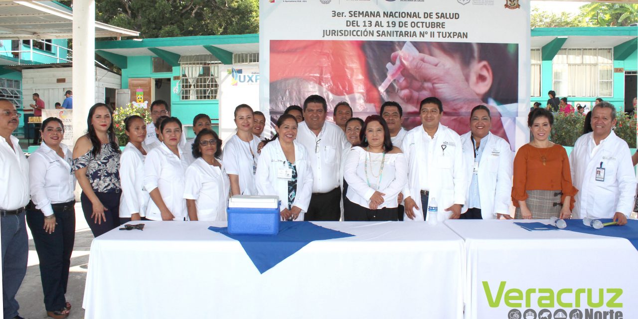 Encabeza Toño Aguilar Tercera Semana Nacional de Vacunación