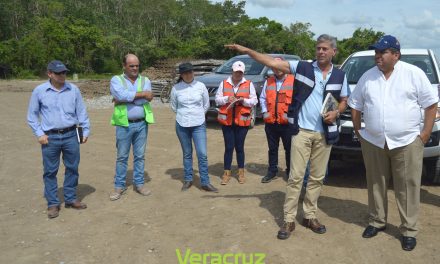 Supervisan trabajos de franja norte de autopista Tuxpan-Tampico