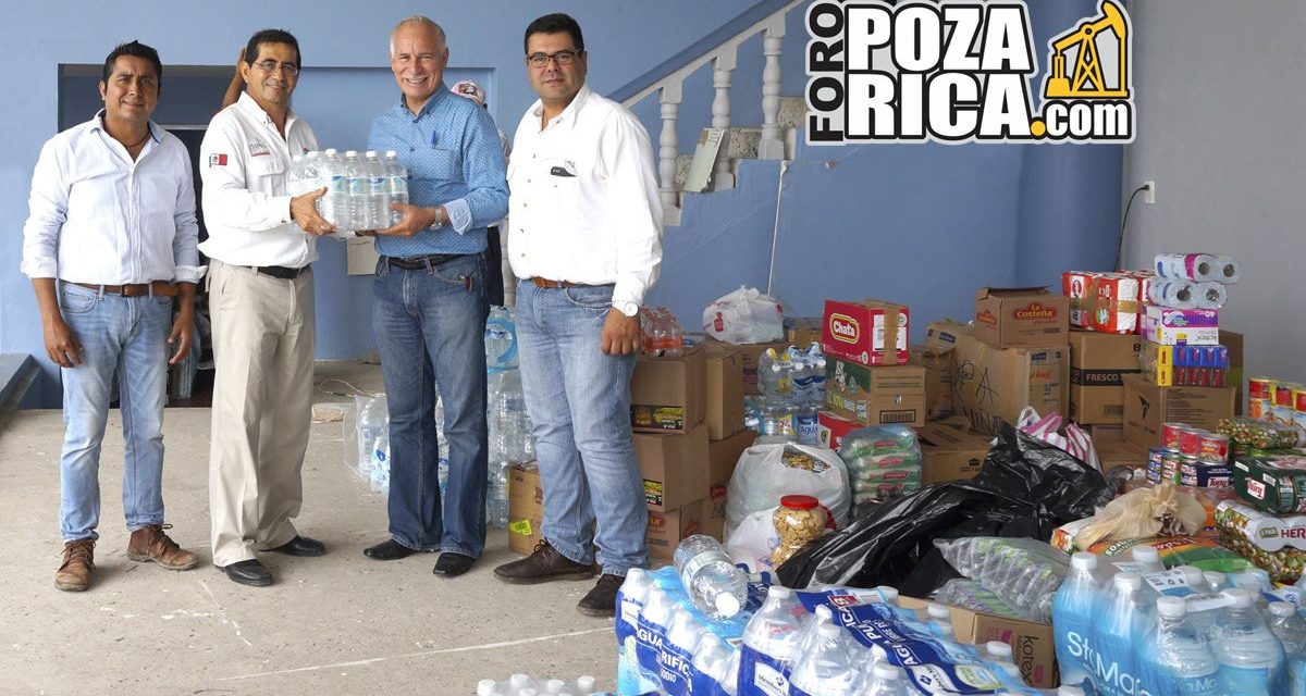 El Activo Bloque Norte 02, envió víveres para damnificados en Álamo Temapache