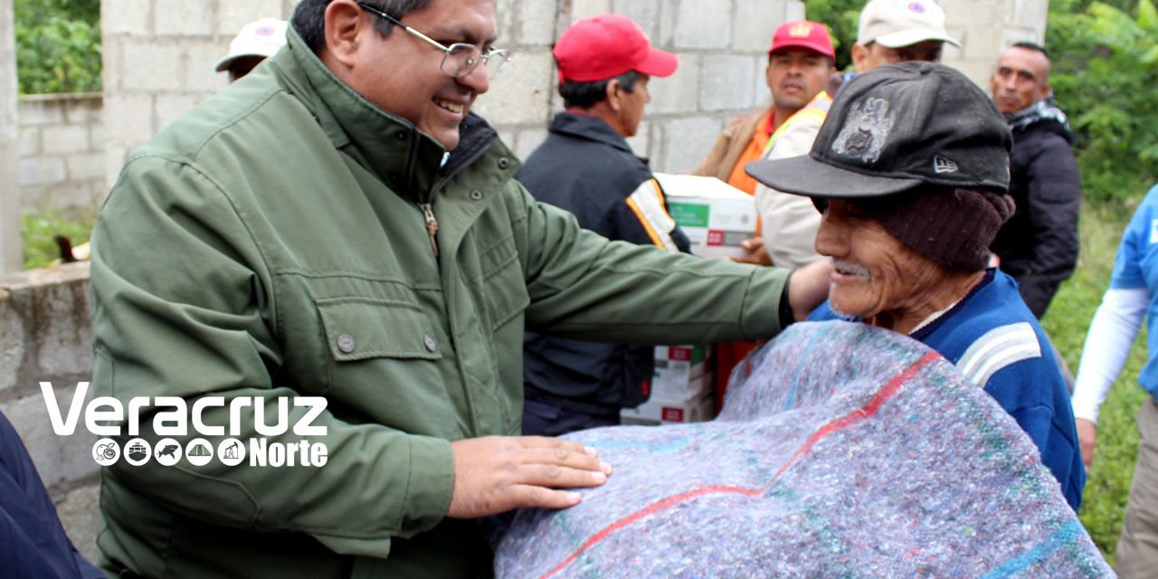 Apoyan a 216 familias por arribo de frente frío no. 10