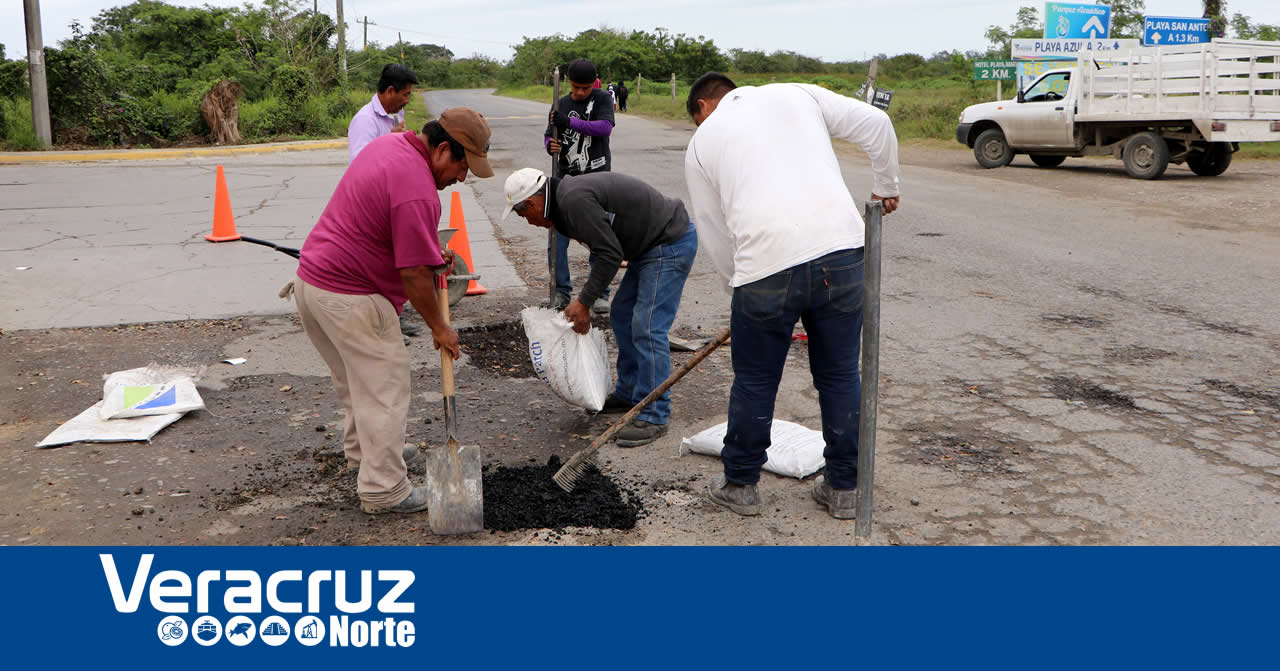 Refuerzan programa de bacheo permanente