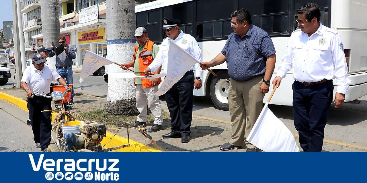 Comienzan trabajos de balizamiento en bulevares