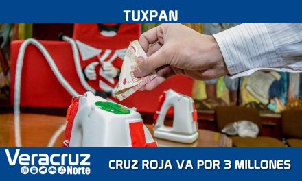 EN TUXPAN CRUZ ROJA VA POR TRES MILLONES DE PESOS