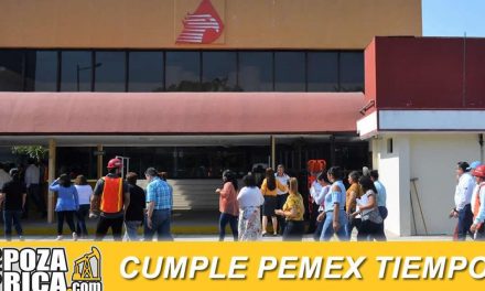 Cumple Pemex con tiempos adecuados en evacuación por emergencia