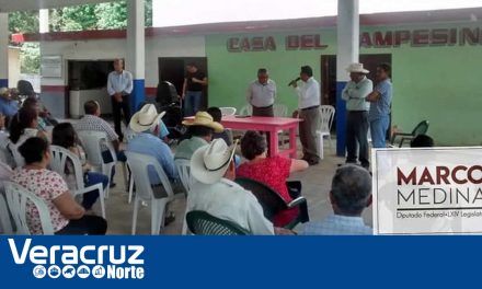 Marco Medina le cumple a los ejidatarios