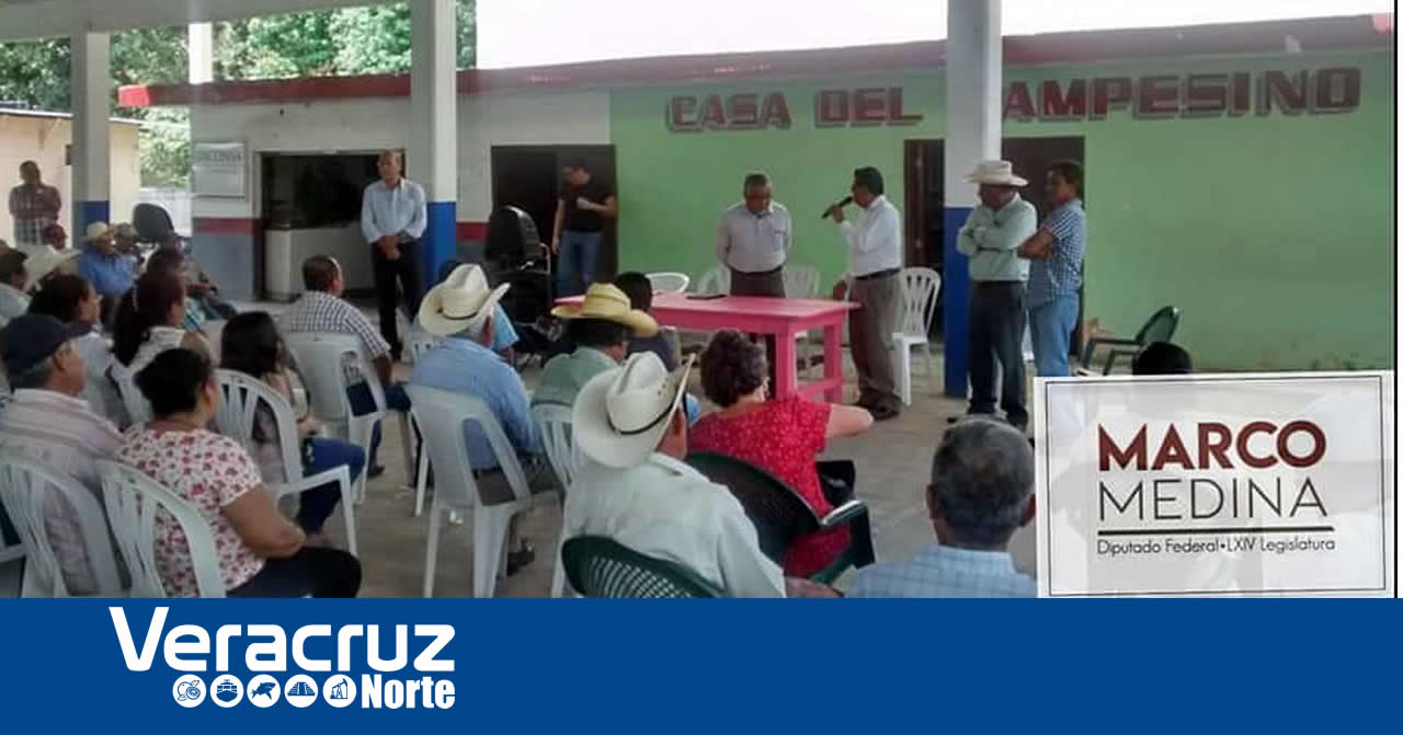 Marco Medina le cumple a los ejidatarios
