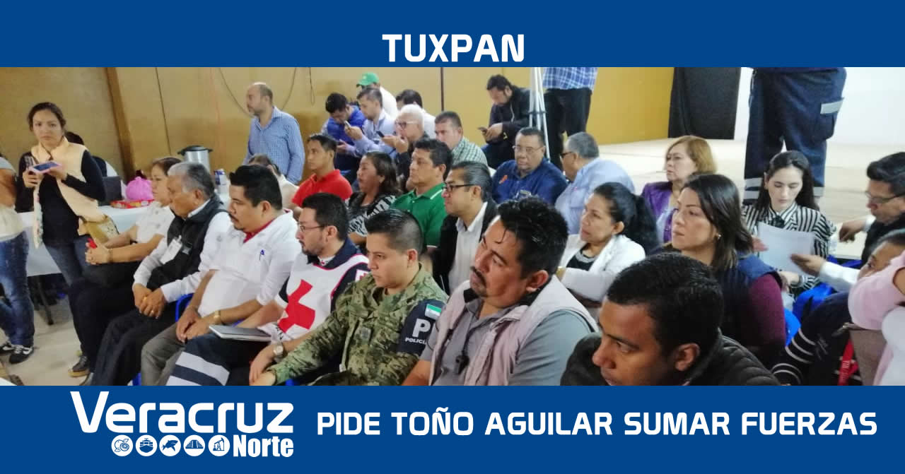 Pide Toño Aguilar sumar fuerzas para los operativos de Semana Santa