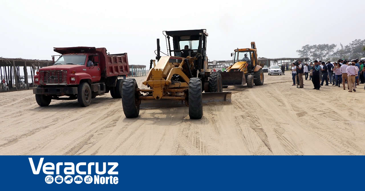 Banderazo de rehabilitación accesos a playas