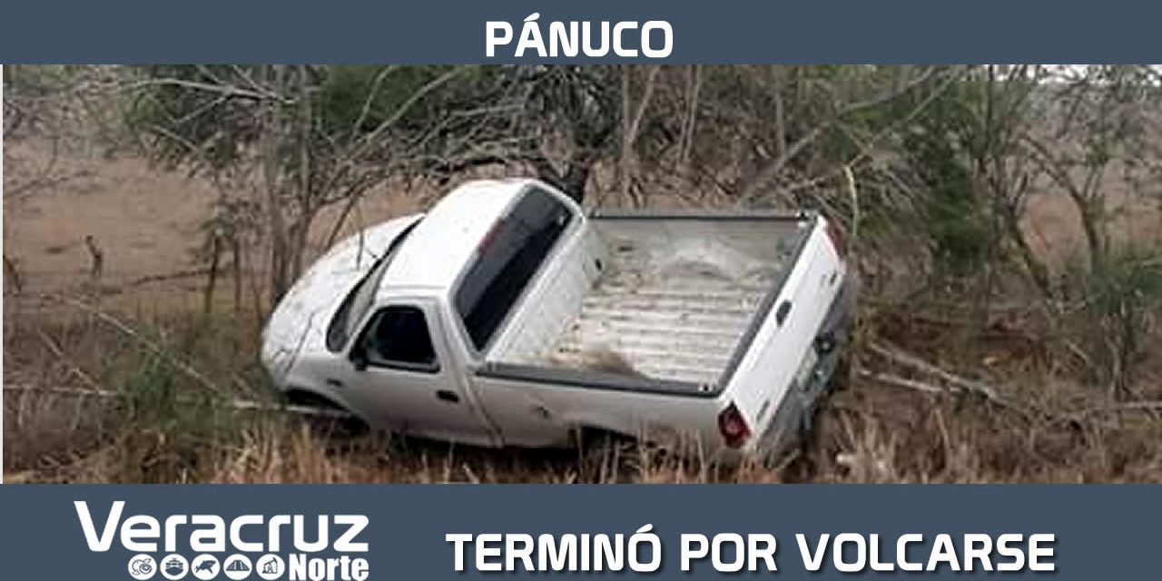 TERMINÓ POR VOLCARSE