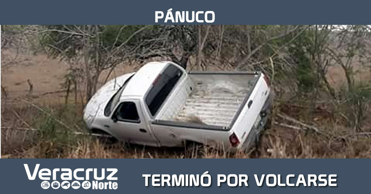 TERMINÓ POR VOLCARSE