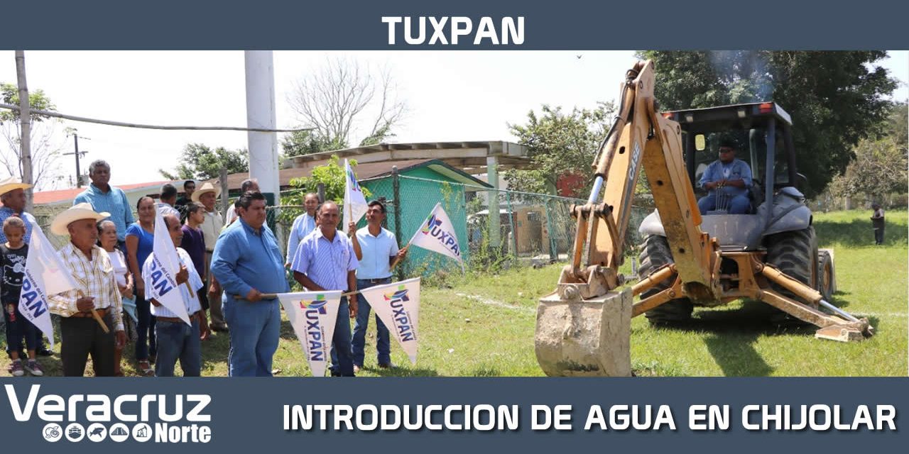 Banderazo para introducción de agua en Chijolar