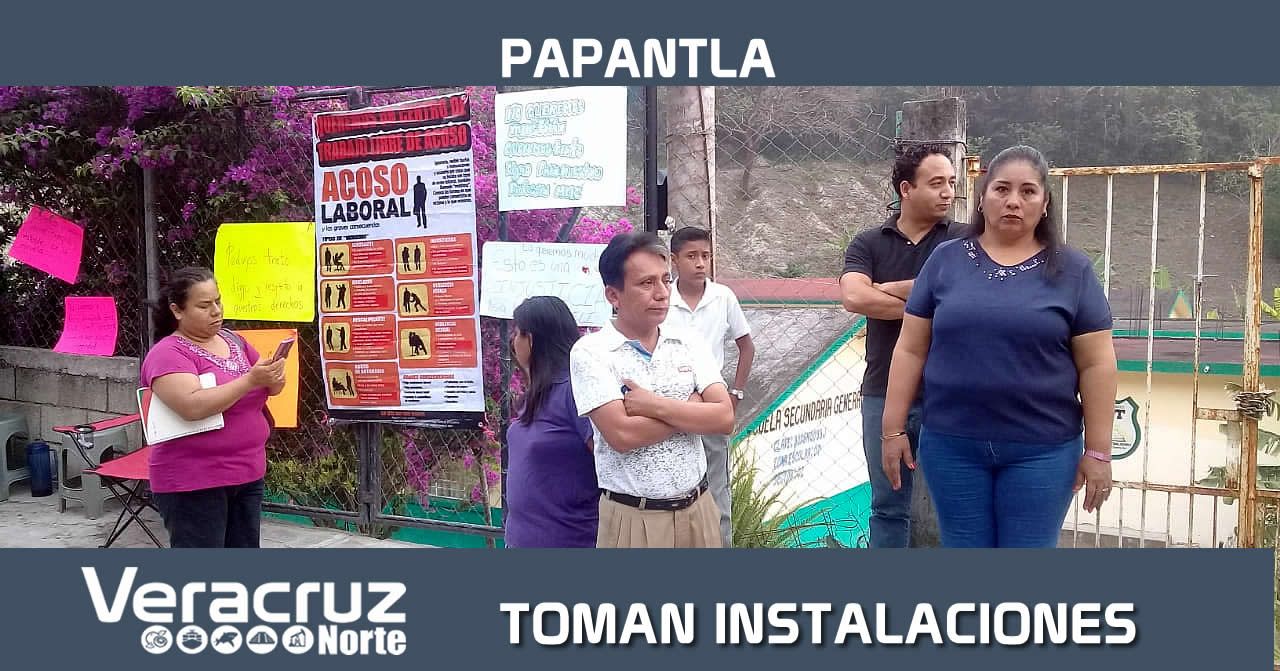PADRES DE FAMILIA Y DOCENTES, TOMARON LAS INSTALACIONES DE LA ESCUELA SECUNDARIA PARA TRABAJADORES