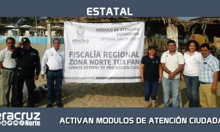 Activa FGE módulos de atención integral en Semana Santa 2019