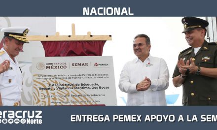 Entrega PEMEX apoyos a la SEMAR para fortalecer la seguridad en la Sonda de Campeche