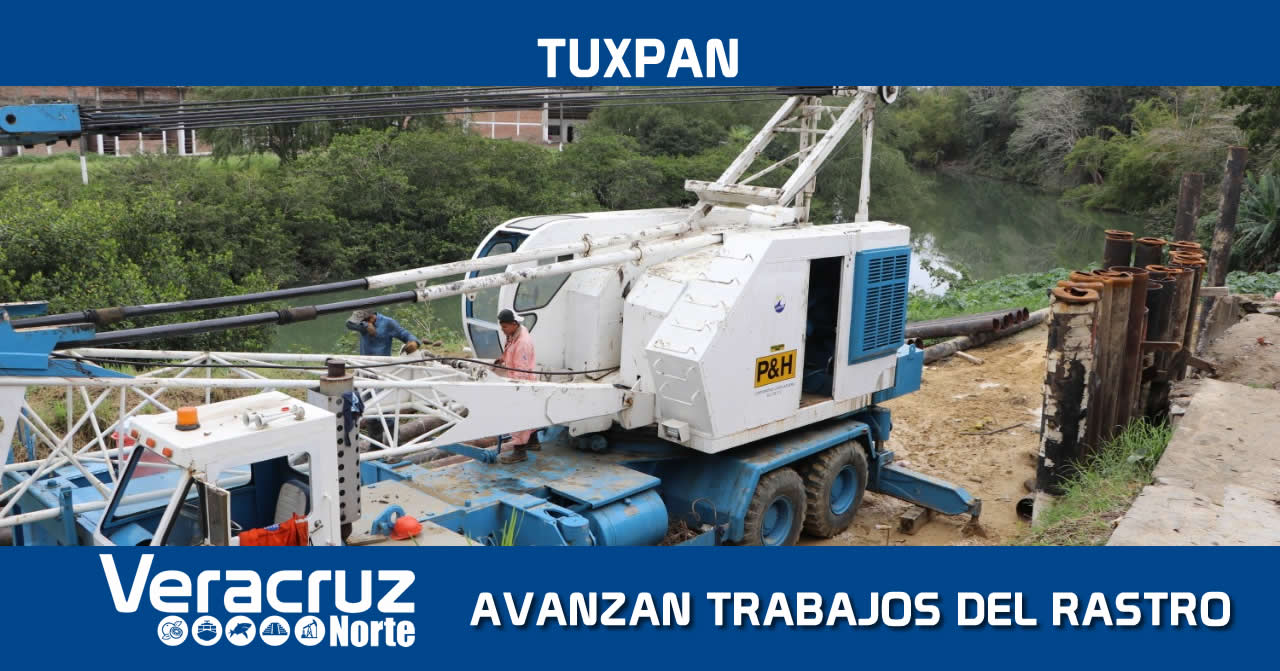 Avances de trabajos en Rastro Municipal