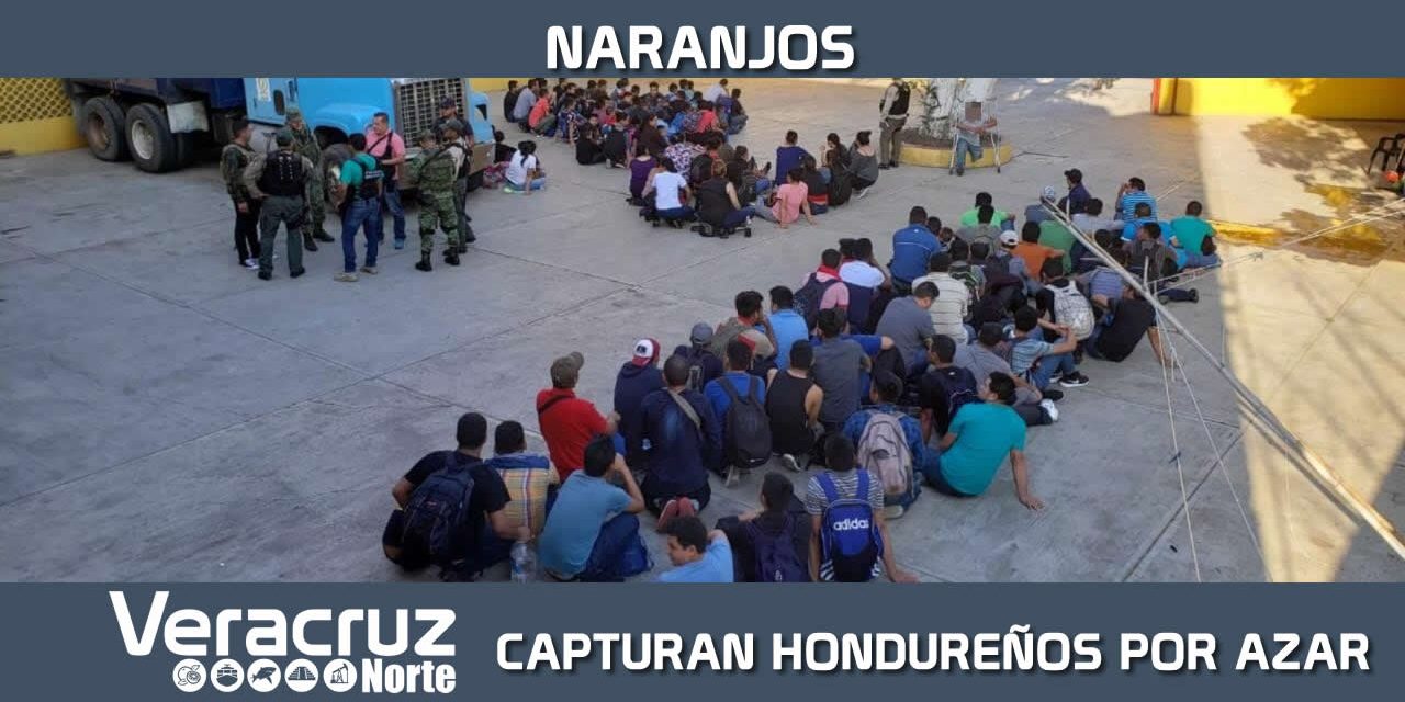 Capturan a 143 migrantes hondureños por azar