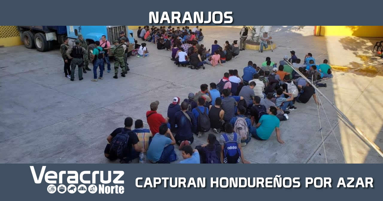 Capturan a 143 migrantes hondureños por azar