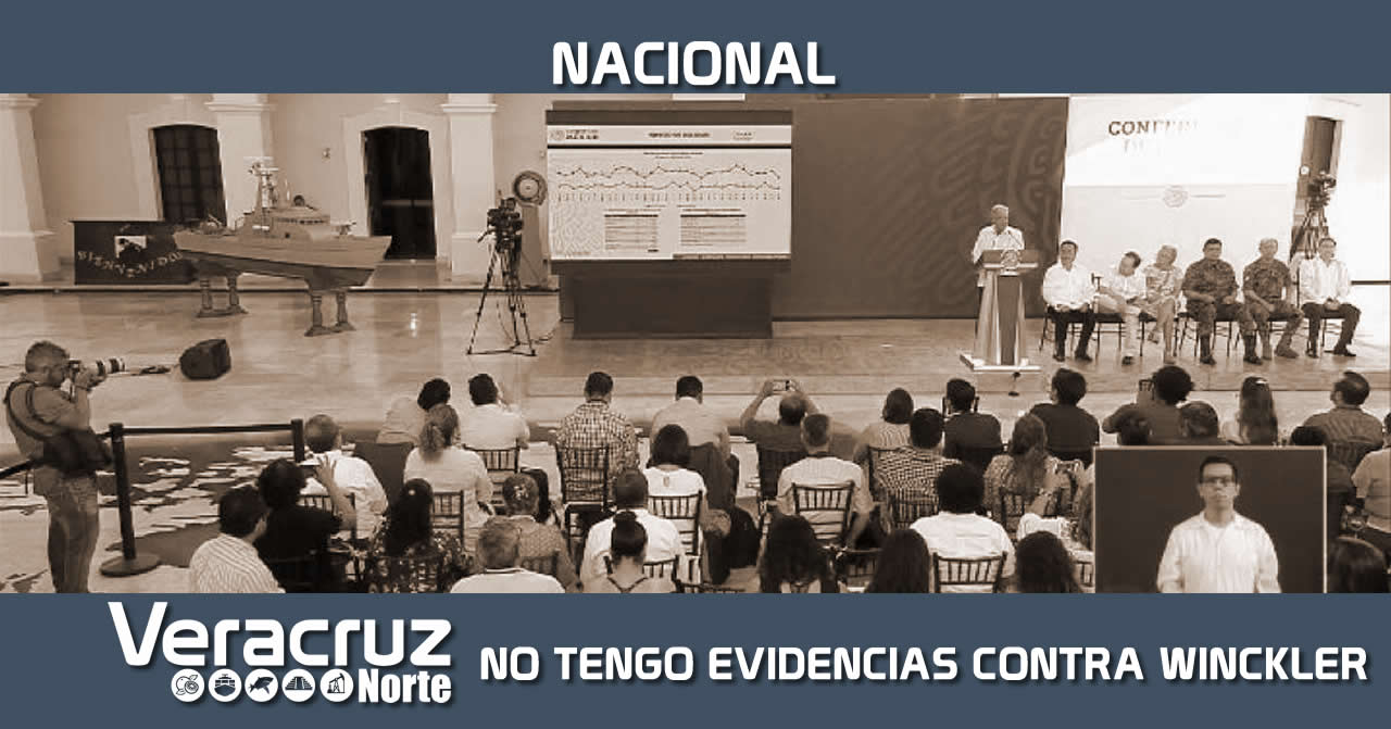 No tengo evidencias de que el Fiscal Winckler proteja a delincuentes: López Obrador