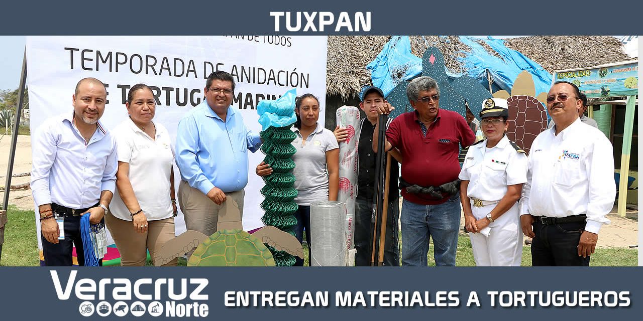 Entrega de materiales a campamentos tortugueros