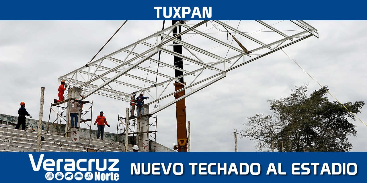 Nuevo techado al estadio y rehabilitación de alberca