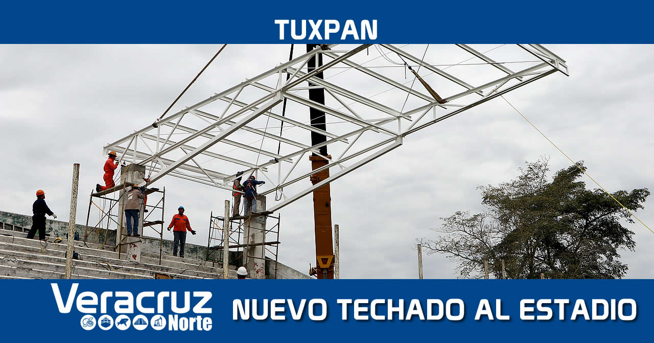 Nuevo techado al estadio y rehabilitación de alberca
