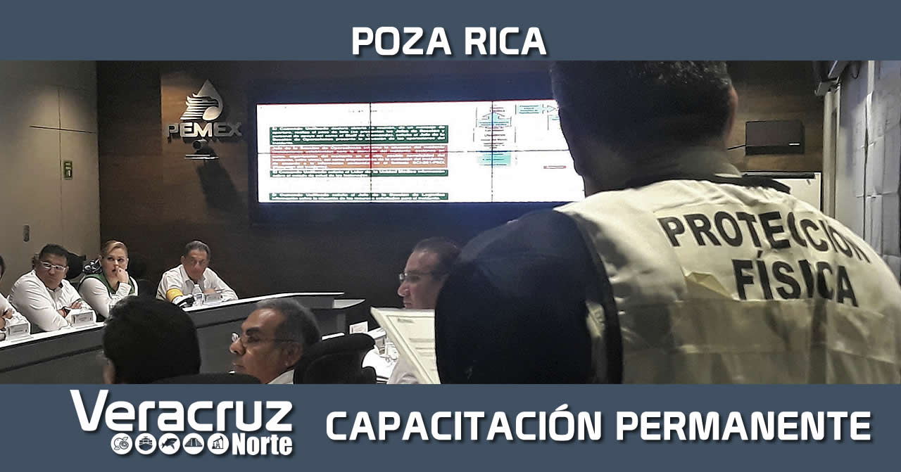 Capacitación permanente en Poza Rica, para atender incidentes