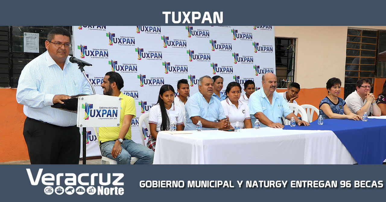 GOBIERNO MUNICIPAL Y NATURGY ENTREGAN 96 BECAS