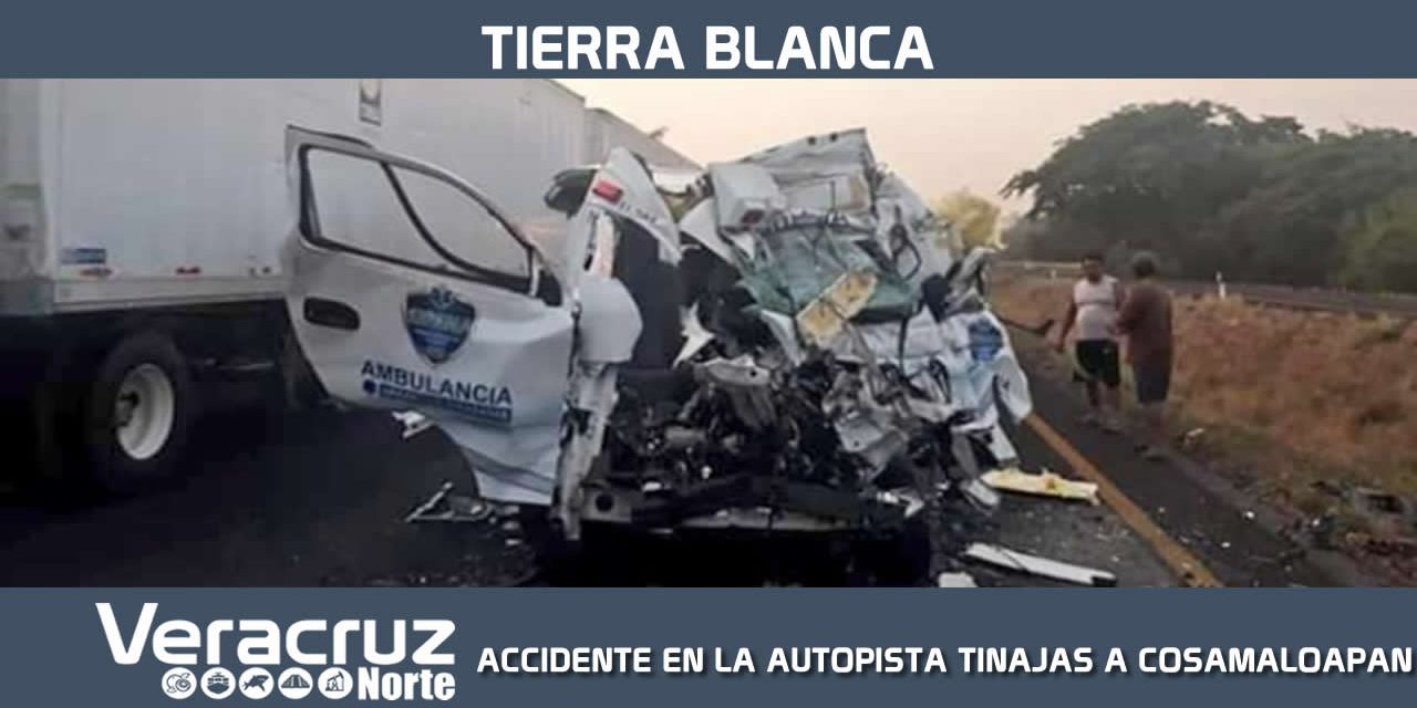 ACCIDENTE SOBRE LA AUTOPISTA TINAJAS A COSAMALOAPAN