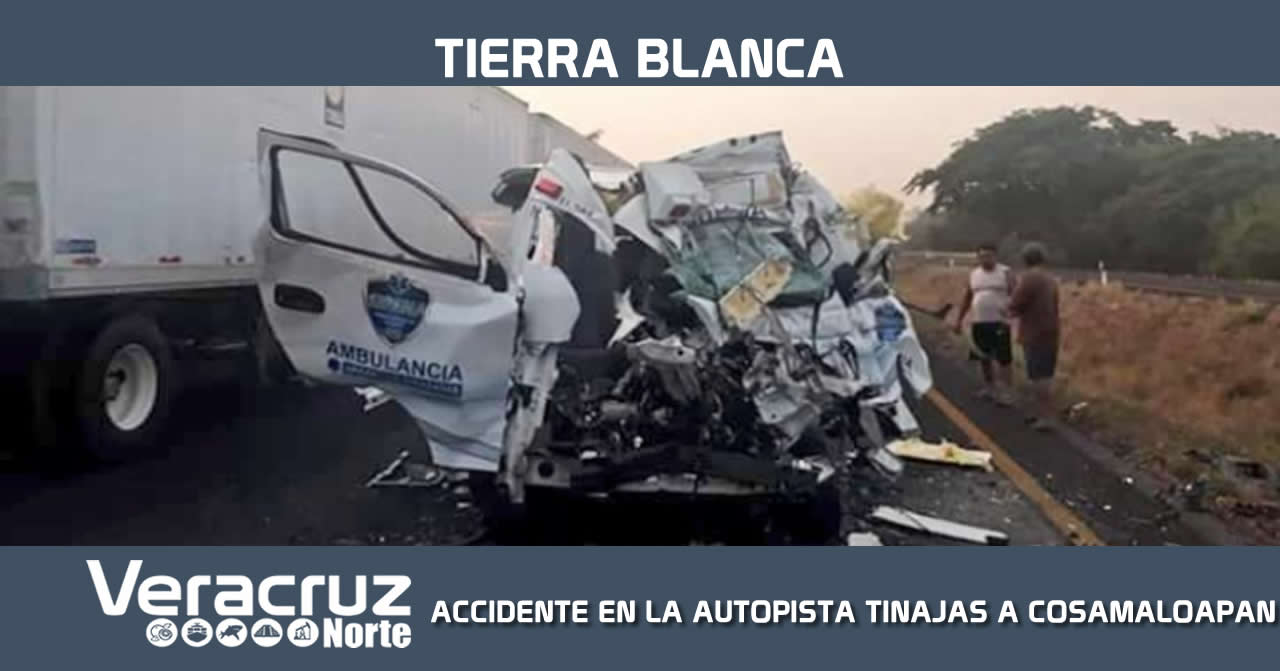 ACCIDENTE SOBRE LA AUTOPISTA TINAJAS A COSAMALOAPAN