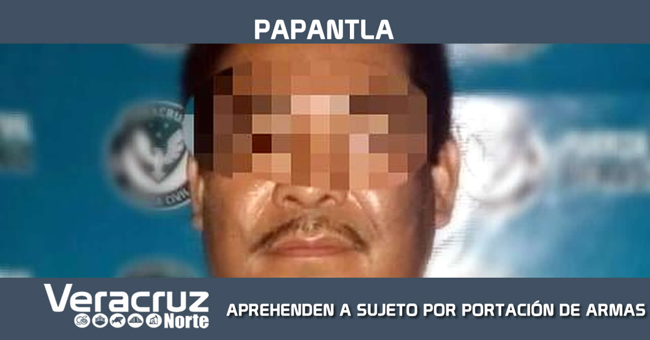 APREHENDE SSP A UN SUJETO POR PORTACIÓN ILEGAL DE ARMAS