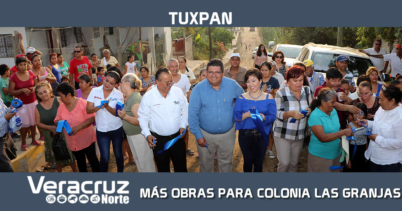 LLEGAN MÁS OBRAS PARA COLONIA LAS GRANJAS
