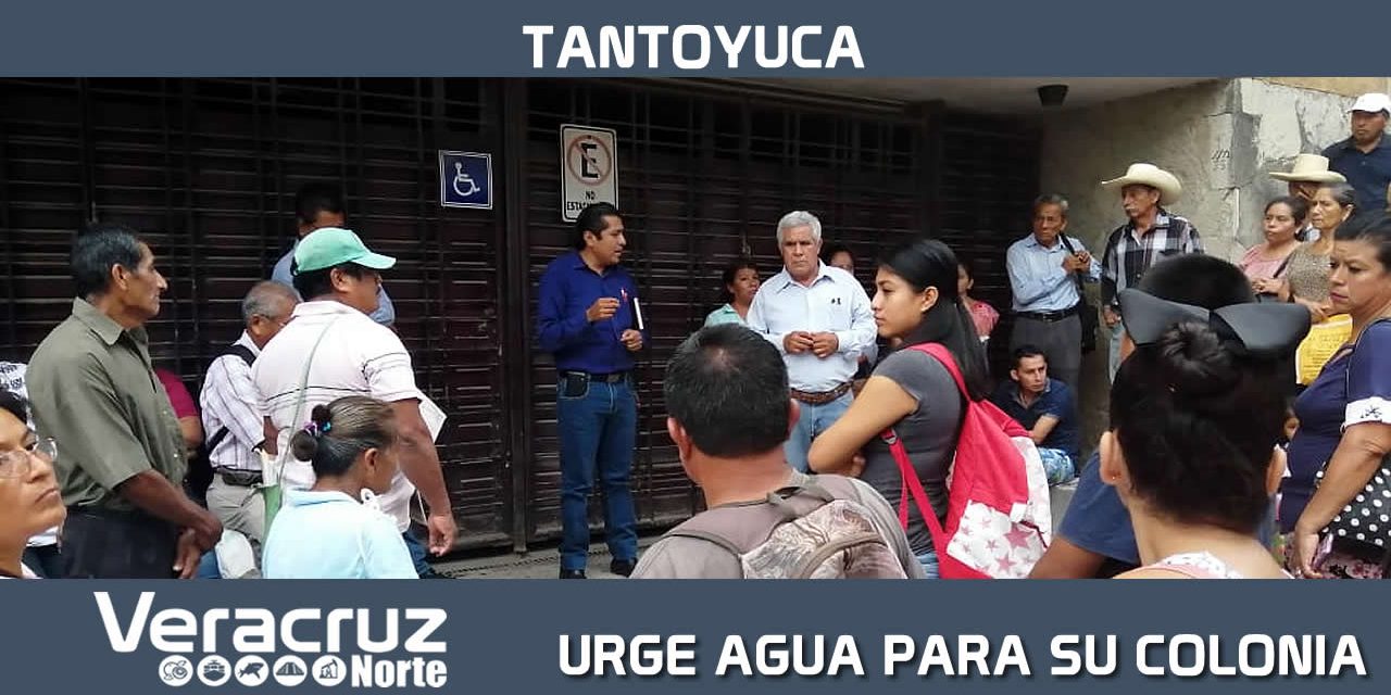 URGE AGUA PARA SU COLONIA