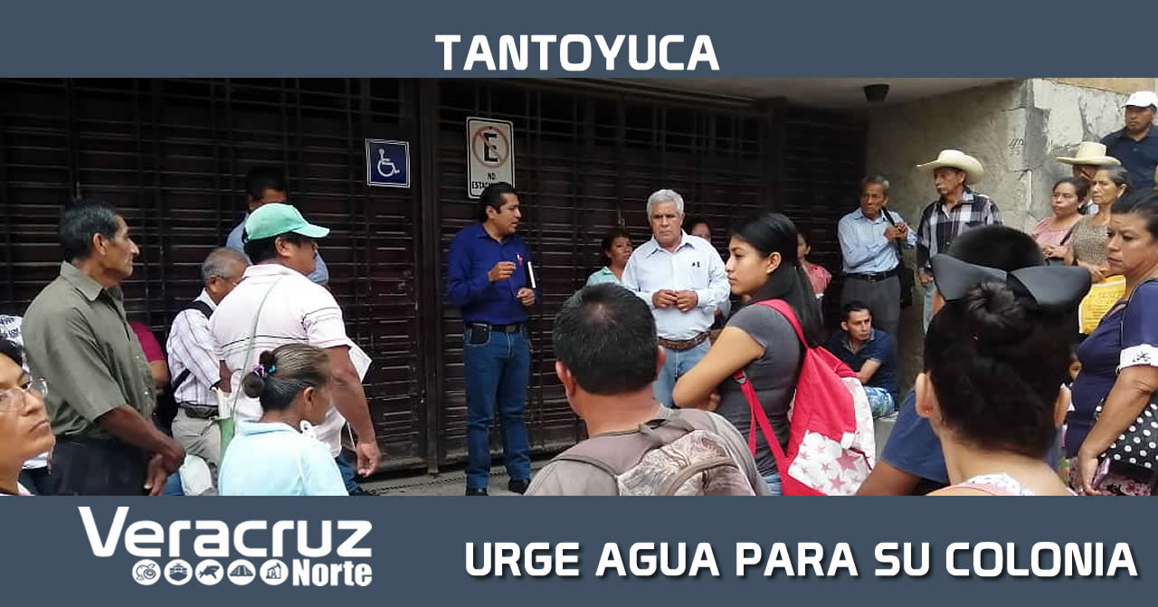 URGE AGUA PARA SU COLONIA