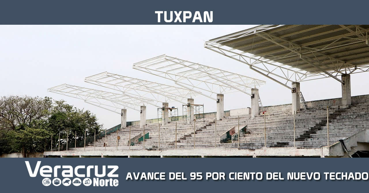 AVANCE DEL 95 POR CIENTO DEL NUEVO TECHADO