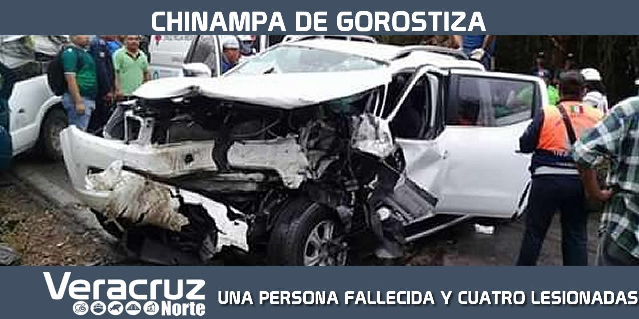 UNA PERSONA FALLECIDA Y CUATRO LESIONADAS