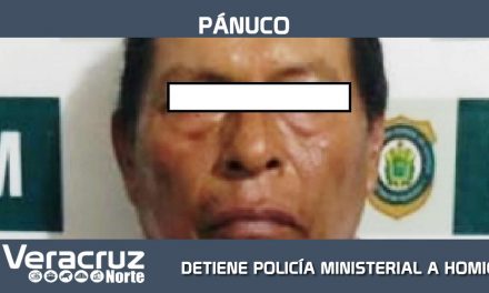 DETIENE POLICÍA MINISTERIAL DE PÁNUCO A HOMICIDA