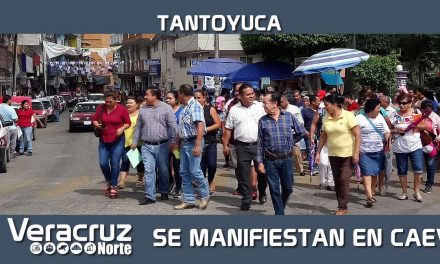 Se manifiestan en CAEV