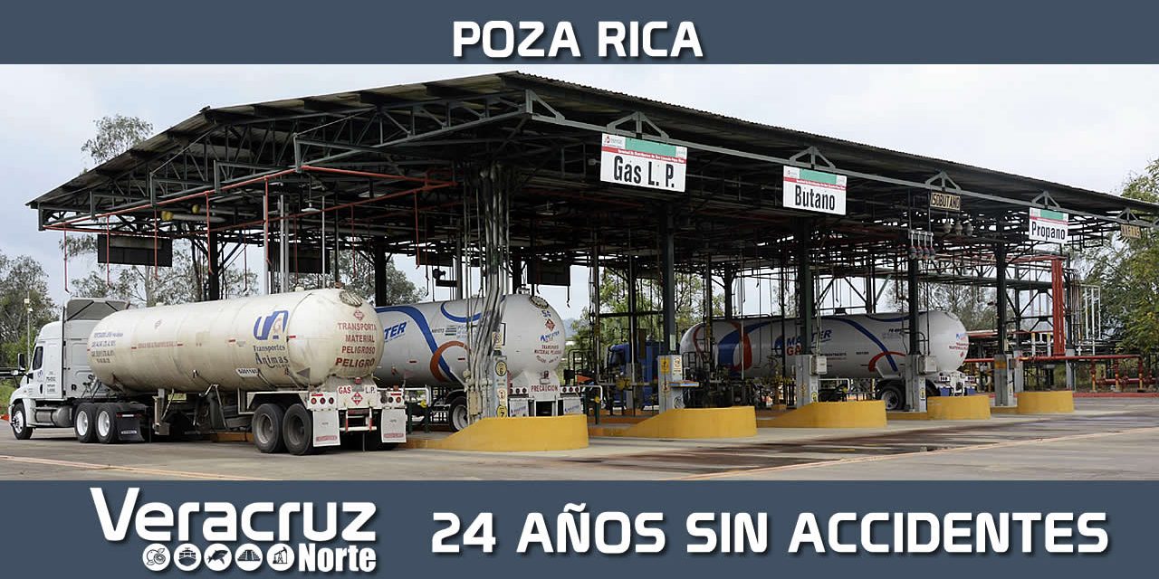 La Terminal de Gas Licuado Poza Rica cumple 24 años sin accidentes
