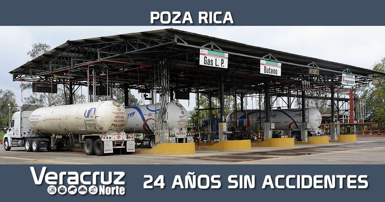 La Terminal de Gas Licuado Poza Rica cumple 24 años sin accidentes