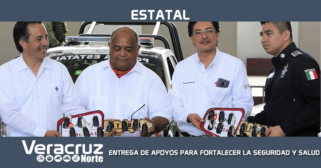 ENTREGA DE APOYOS PARA FORTALECER LA SEGURIDAD Y SALUD